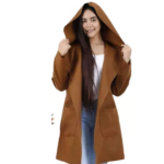 Capa de paño con gorro Dama