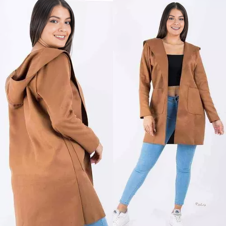 Capa de paño con gorro Dama